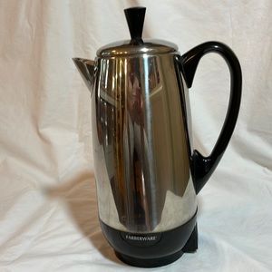 Vintage Farberware Stainless Steel Electric Percolator